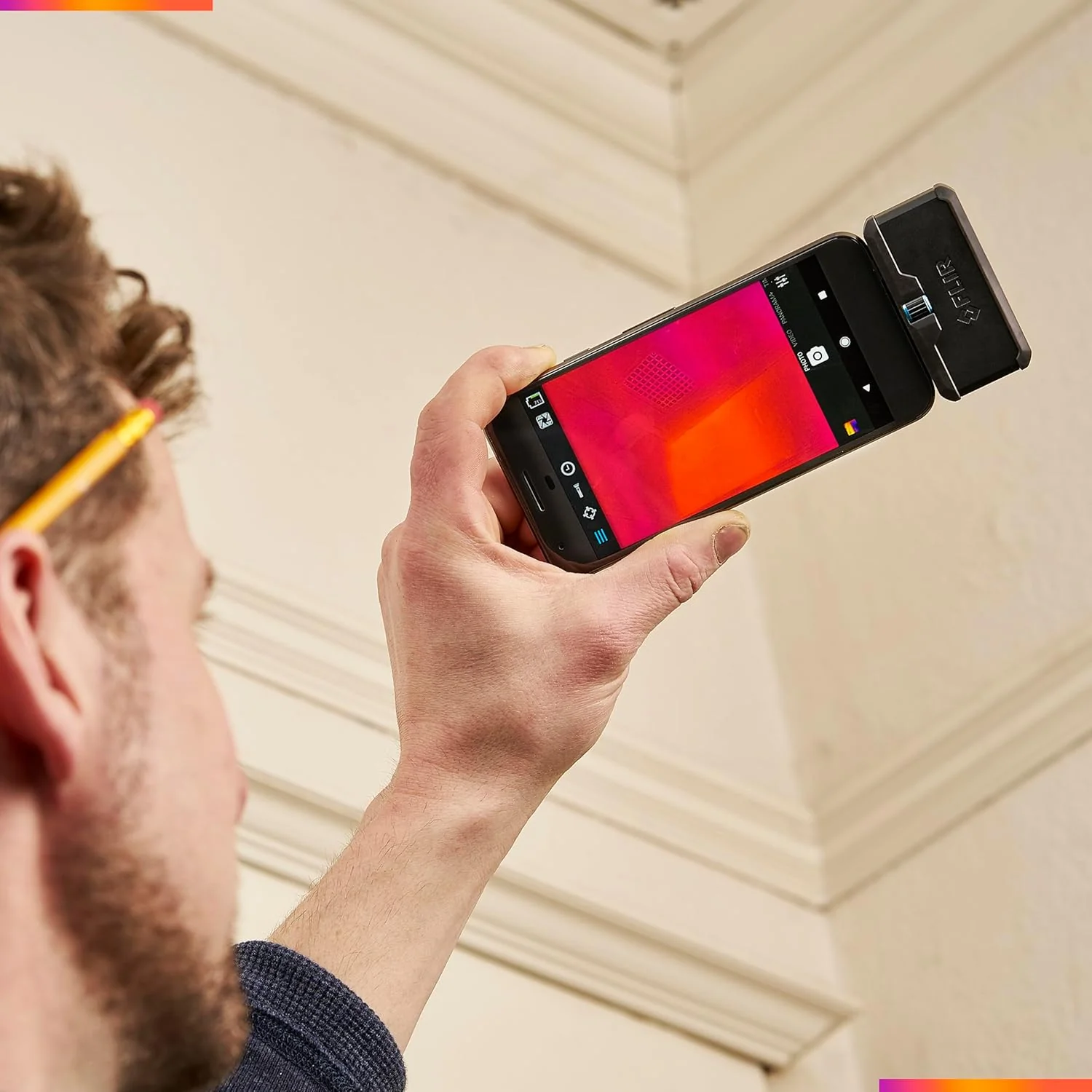 FLIR ONE Pro Thermal Imaging Camera for iOS - High Resolution, MSX Technology, Wi-Fi Enabled