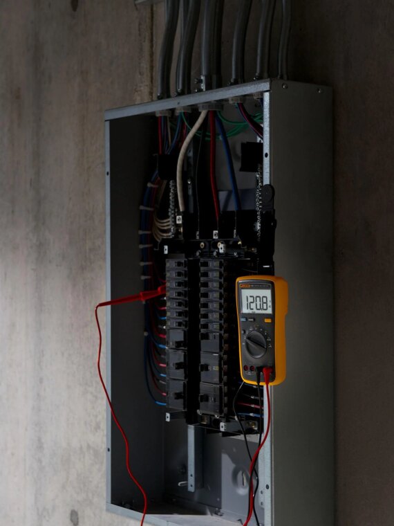 Fluke 15B+ Digital Multimeter, CAT III 600V, AC/DC Voltage & Current, Electrical Testing Tool