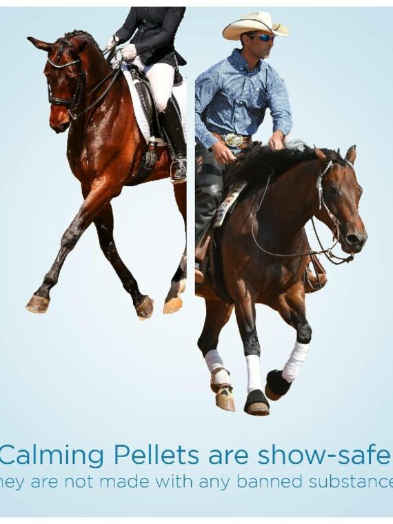 Formula 707 Calming Pellets for Horses, Apple Flavor, 10 lb, 80 Servings - Anxiety Relief & Focus Support