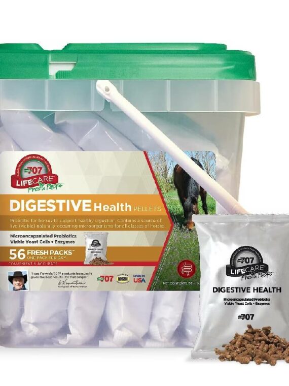 Formula 707 Digestive Health Daily Fresh Packs for Horses, 56-Day Supply, Probiotic Support
