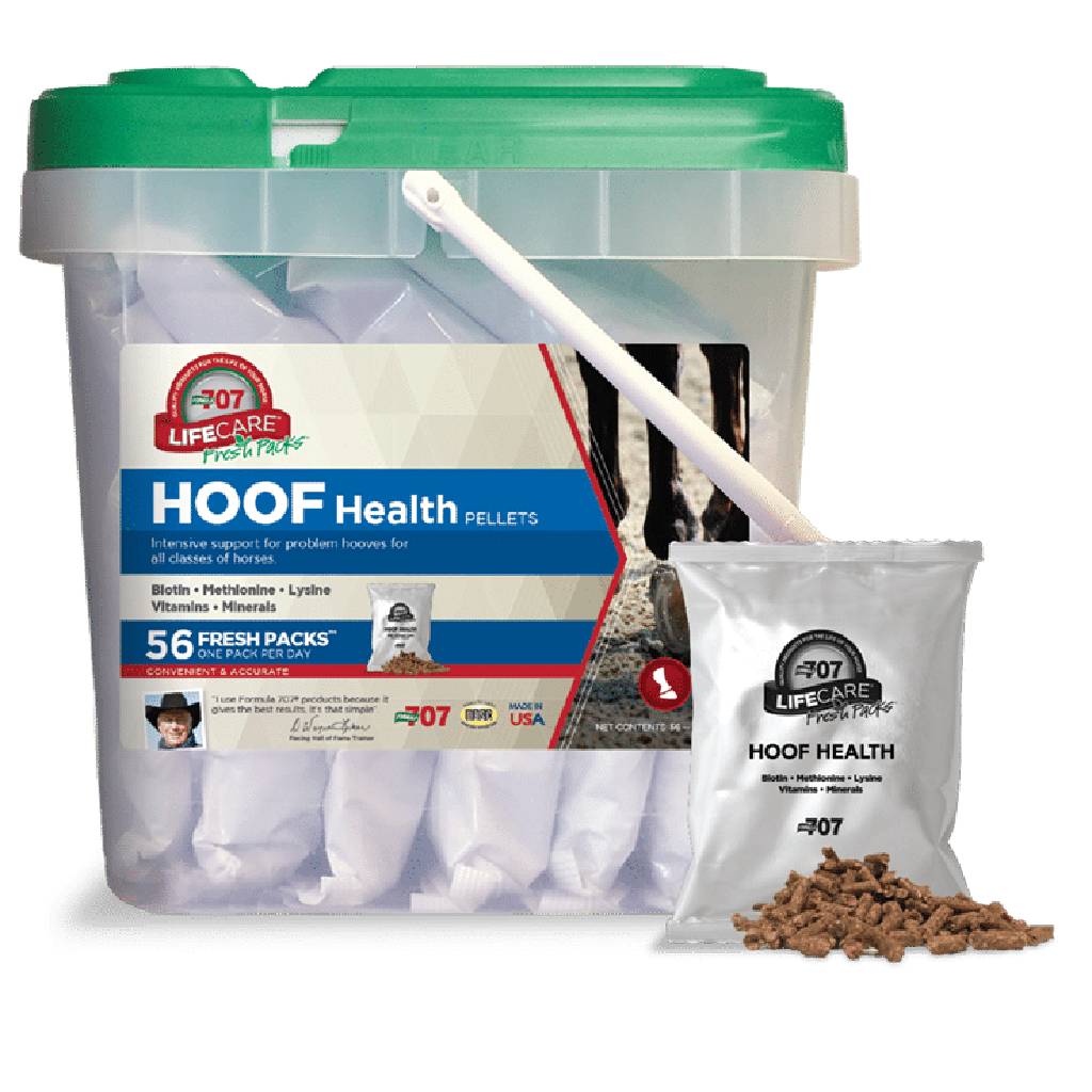 Formula 707 Hoof Health Daily Packs for Horses - 56 Day Supply, Biotin & Minerals for Strong Hooves