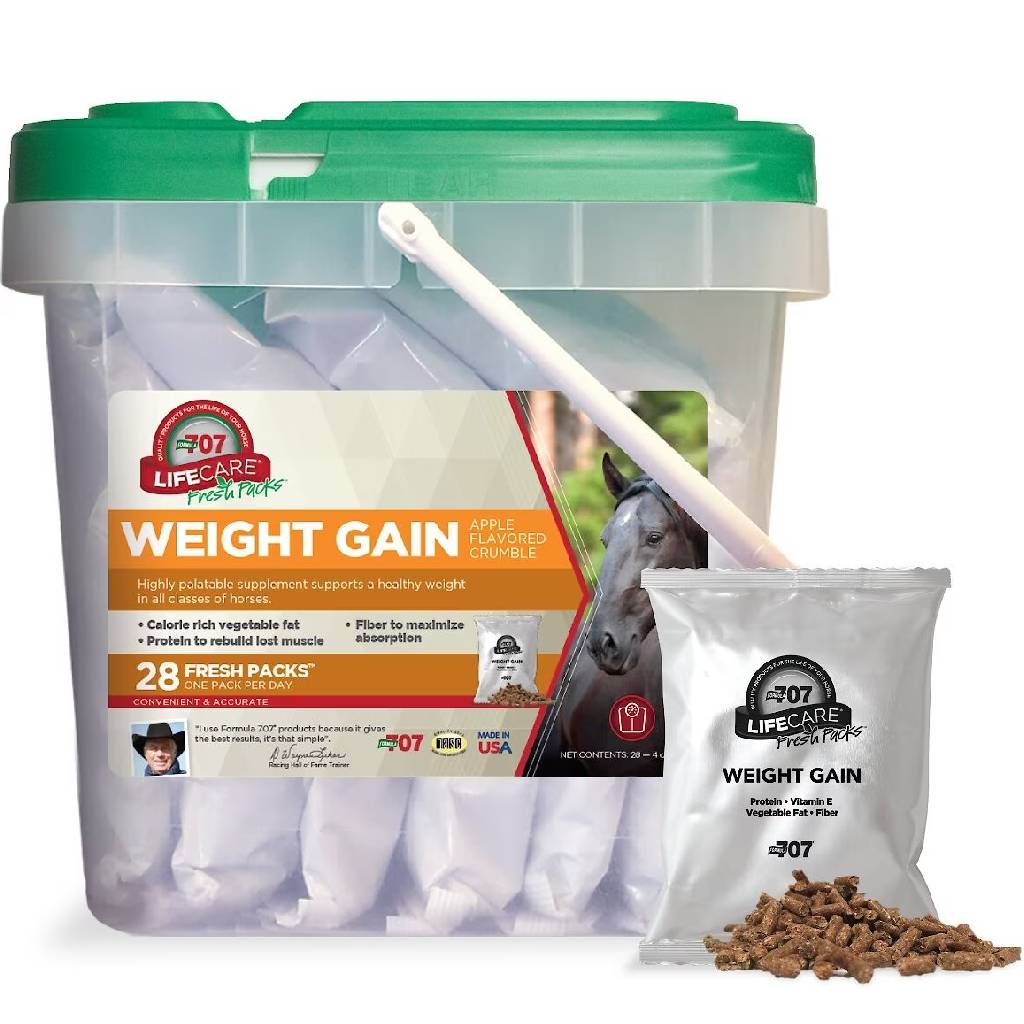 Formula 707 Horse Weight Gain Supplement, 28-Day Supply – Supports Muscle & Digestive Health