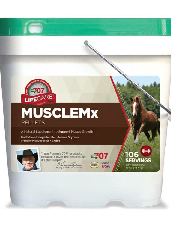 Formula 707 MuscleMx Horse Supplement, 10 lb, 106 Servings, Supports Muscle Growth & Development