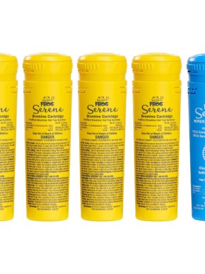 FROG Serene Hot Tub Mineral & Bromine Cartridge Set - 1 Mineral, 4 Bromine, 600 Gallons