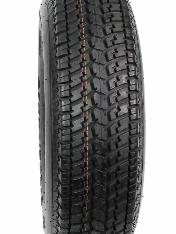 Galvanized Steel Trailer Tire & Rim ST205/75D14 14" 5 Lug Wheel, Load C, 1760 Lbs Capacity