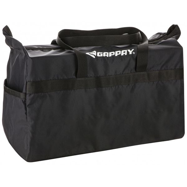 GAPPAY Black Nylon Helper Equipment Bag with Full Top Zipper & 2 Handles