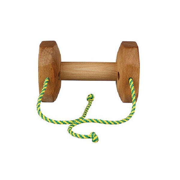 GAPPAY Modular Training Dumbbell, Beechwood, 1.43 lbs, Replaceable Ends & Grip