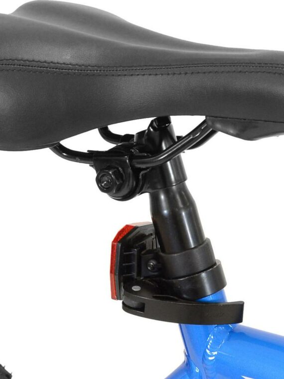 Genesis 24" Mauler Boy’s Mountain Bike, Blue - Aluminum Frame, 8-Speed, Disc Brakes, Front Suspension