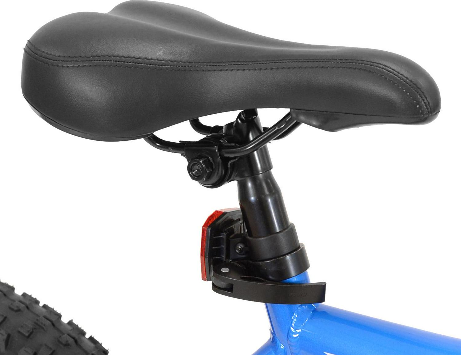 Genesis 24" Mauler Boy’s Mountain Bike, Blue - Aluminum Frame, 8-Speed, Disc Brakes, Front Suspension