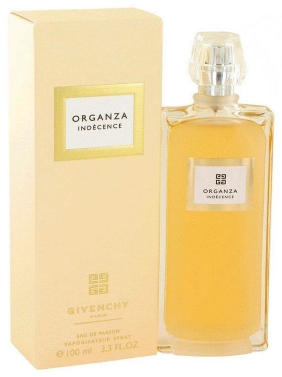 Givenchy Organza Indecence Eau De Parfum Spray 3.3oz - Oriental Woody Fragrance with Patchouli and Vanilla Notes