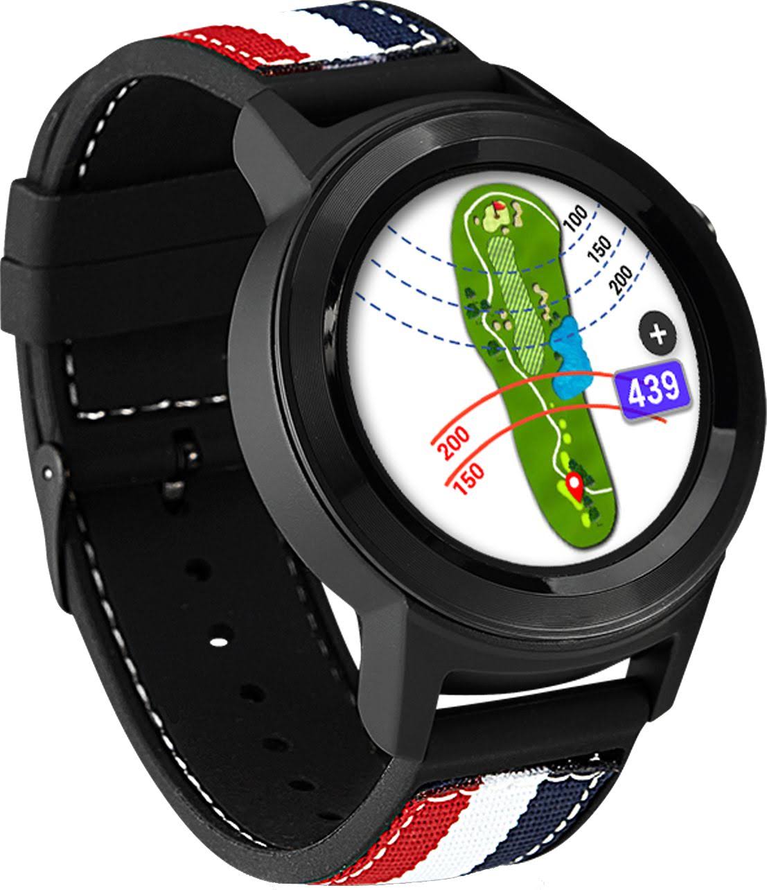 Golf Buddy W11 GPS Golf Watch, 1.3" Touchscreen, IPX7 Waterproof, 10-Hour Battery, 40,000 Courses, Dynamic Shot Distance