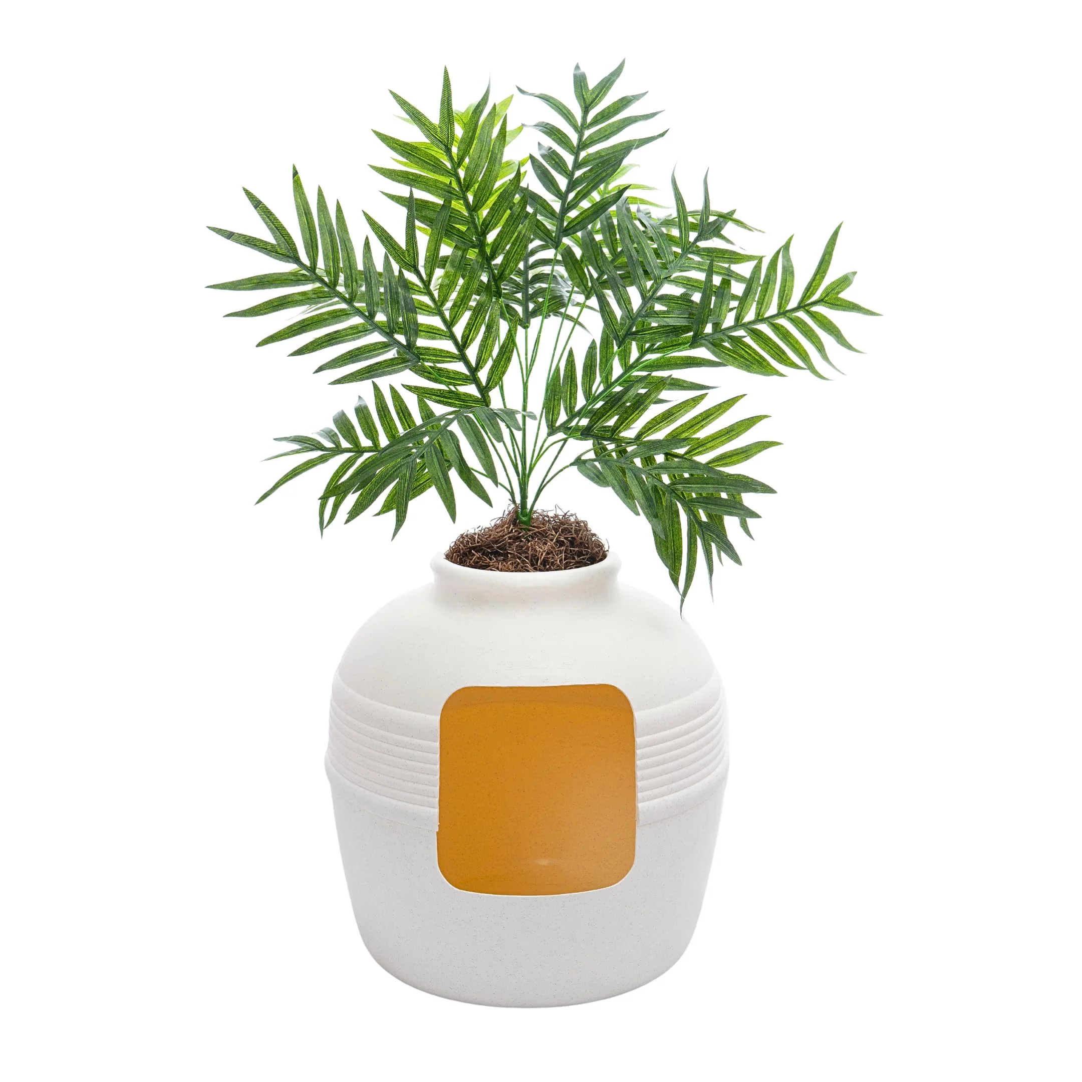 Good Pet Stuff Original Hidden Litter Box Planter Kit with Faux Plant and Odor Control, Made in USA