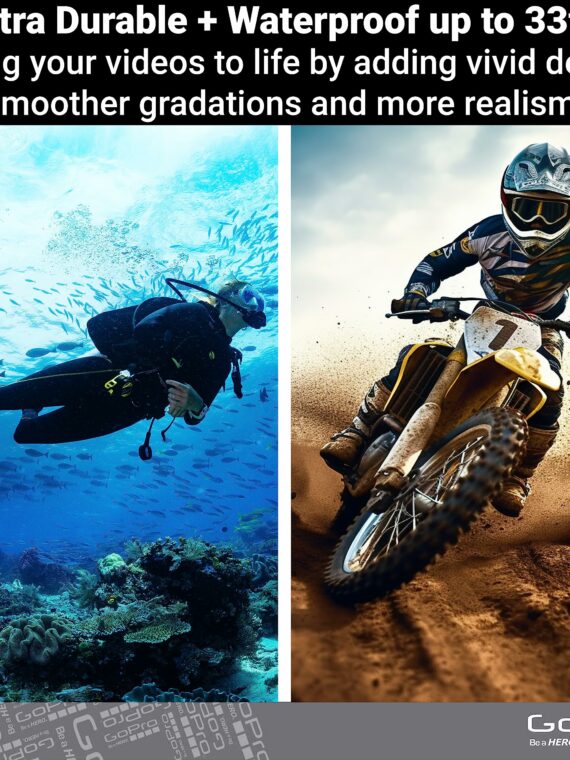 GoPro HERO11 Black Waterproof Action Camera, 5.3K60 Ultra HD Video, 27MP Photos, HyperSmooth Stabilization