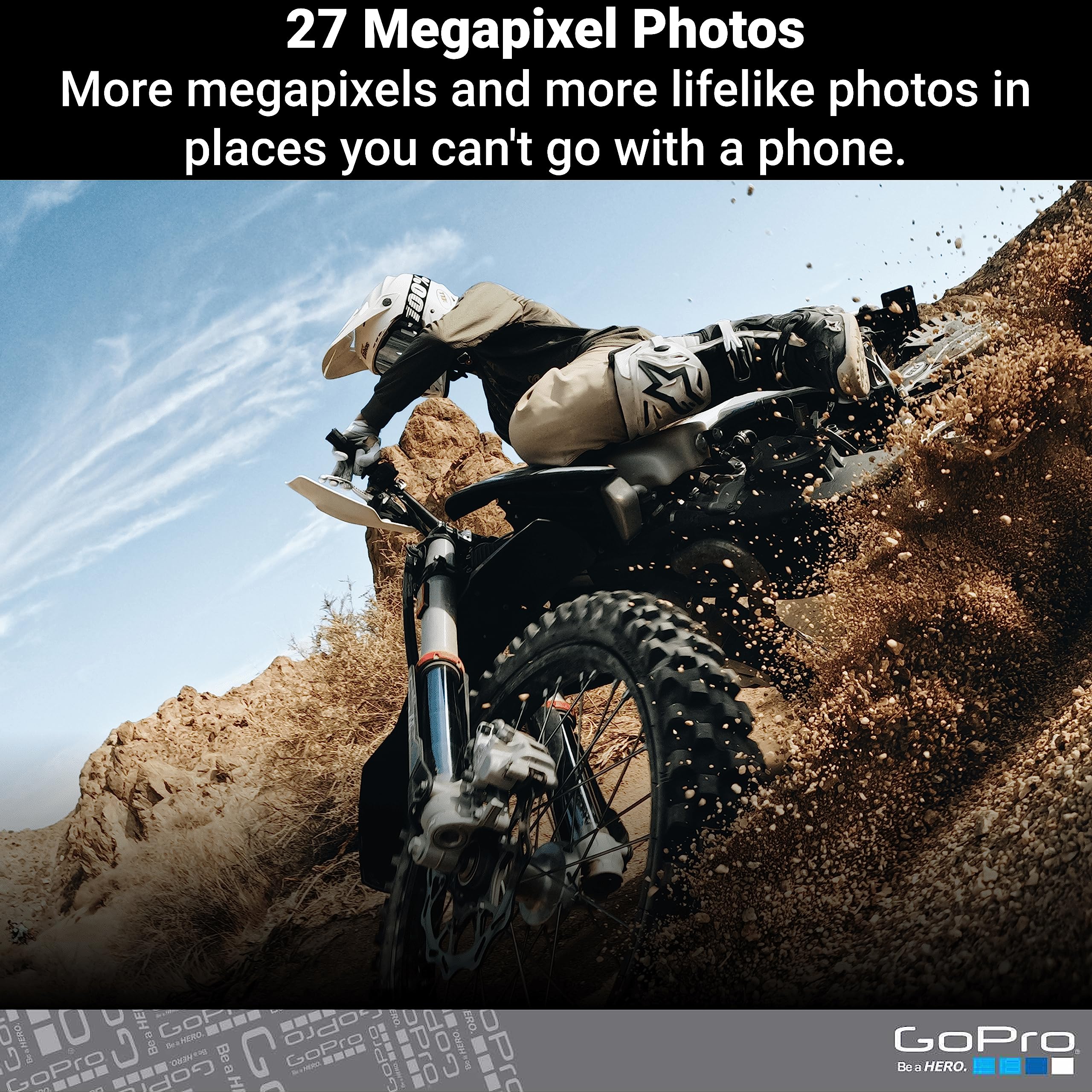 GoPro HERO11 Black Waterproof Action Camera, 5.3K60 Ultra HD Video, 27MP Photos, HyperSmooth Stabilization