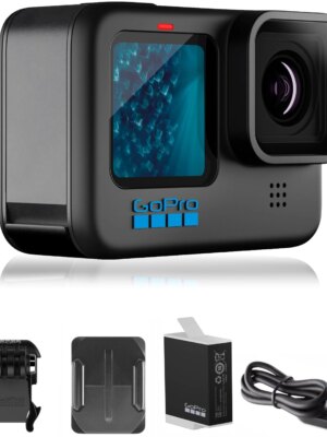 GoPro HERO11 Black Waterproof Action Camera, 5.3K60 Ultra HD Video, 27MP Photos, HyperSmooth Stabilization