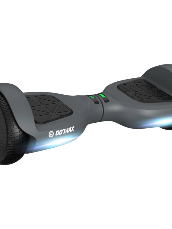 Gotrax EDGE Hoverboard 6.5" LED Wheels, Dual Motors, UL2272 Certified, 6.2 mph, 4 Mile Range