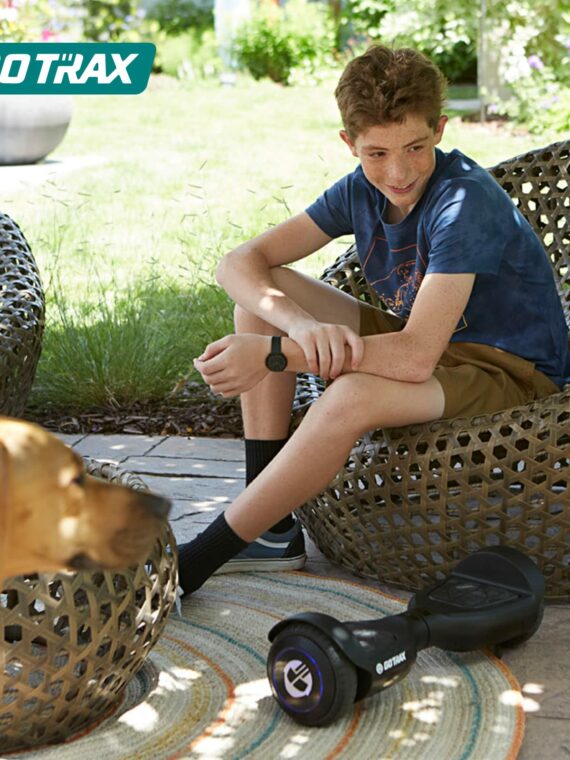 Gotrax EDGE Hoverboard 6.5" LED Wheels, Dual Motors, UL2272 Certified, 6.2 mph, 4 Mile Range