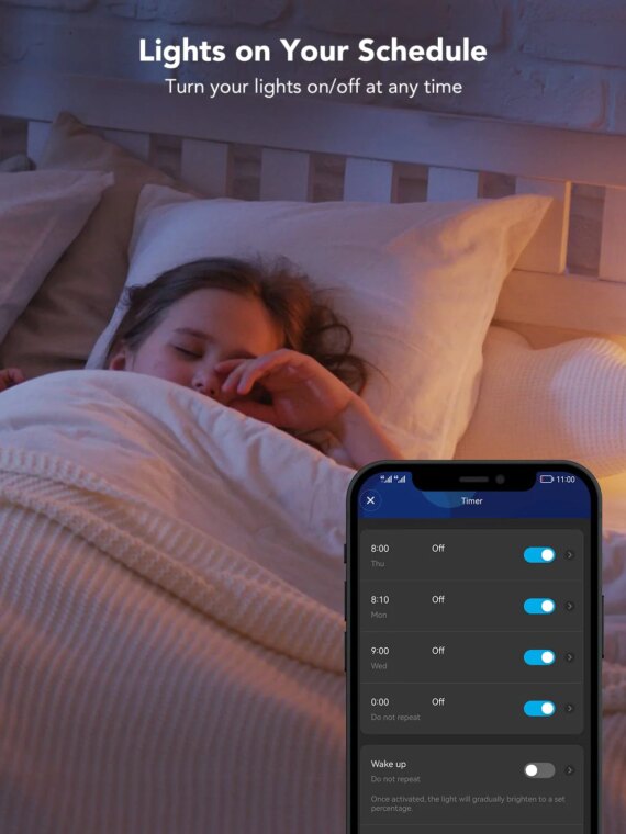 Govee Smart Recessed Lighting 6" 4-Pack, Wi-Fi & Bluetooth, 16M Colors, Alexa/Google Compatible