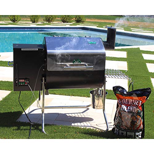 Green Mountain Grills Davy Crockett Portable Wi-Fi Wood Pellet Grill, Sense-Mate, Meat Probe, Foldable, Black