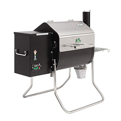 Green Mountain Grills Davy Crockett Portable Wi-Fi Wood Pellet Grill, Sense-Mate Sensor, Black