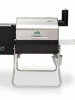 Green Mountain Grills Davy Crockett Portable Wi-Fi Wood Pellet Grill, Sense-Mate Sensor, Black