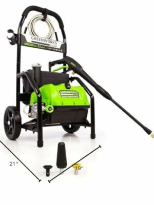Greenworks 1800 PSI Electric Pressure Washer, 1.1 GPM, 13 Amp Motor, Soap Tank, Quick Connect Nozzles, 35ft Cord