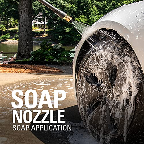 Greenworks 1800 PSI Electric Pressure Washer, 1.1 GPM, 13 Amp Motor, Soap Tank, Quick Connect Nozzles, 35ft Cord