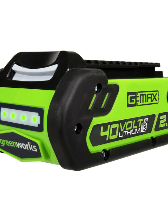 Greenworks 40V 2.5Ah Lithium Ion Battery with Fuel Indicator & LED Charge Light