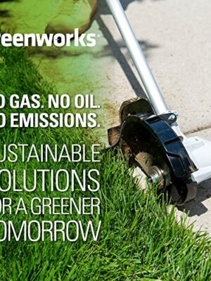 Greenworks 40V Brushless Edger with 8″ Blade, 4.0Ah USB Battery & Charger