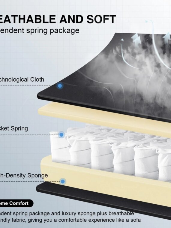 GTPLAYER Ergonomic Gaming Chair with Breathable Fabric, Adjustable Recliner & Armrests for Home Office