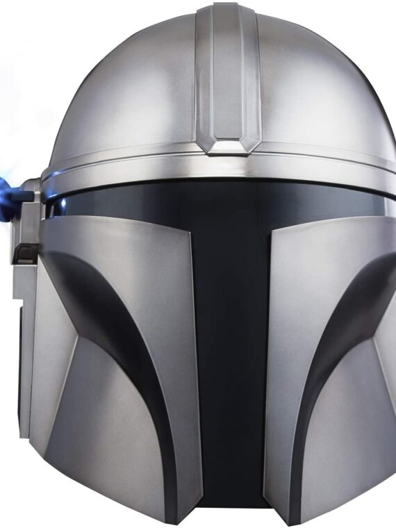 Hasbro Star Wars The Black Series Mandalorian Premium Electronic Helmet with Light FX