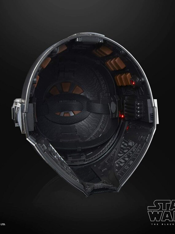 Hasbro Star Wars The Black Series Mandalorian Premium Electronic Helmet with Light FX