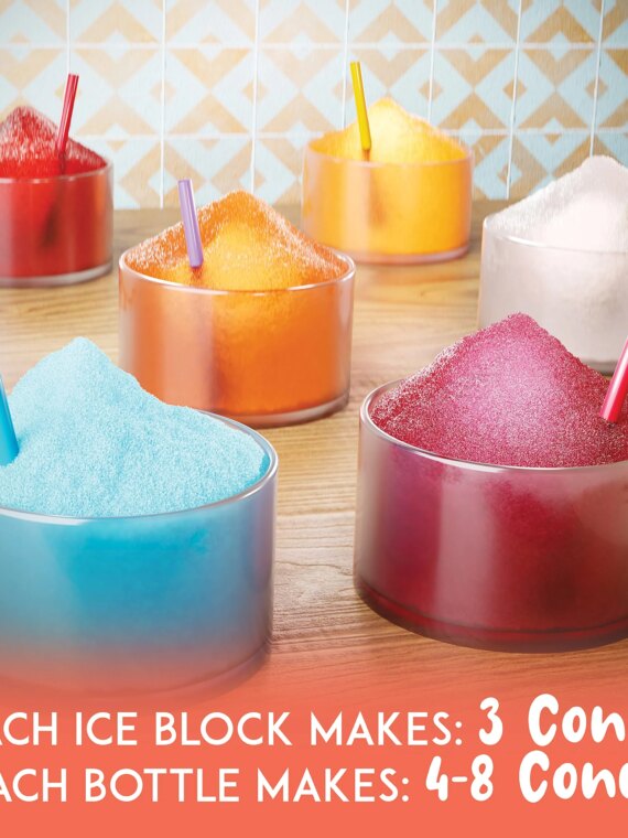 Hawaiian Shaved Ice Machine Kit - Easy-to-Use Snow Cone Maker with Syrups & Accessories