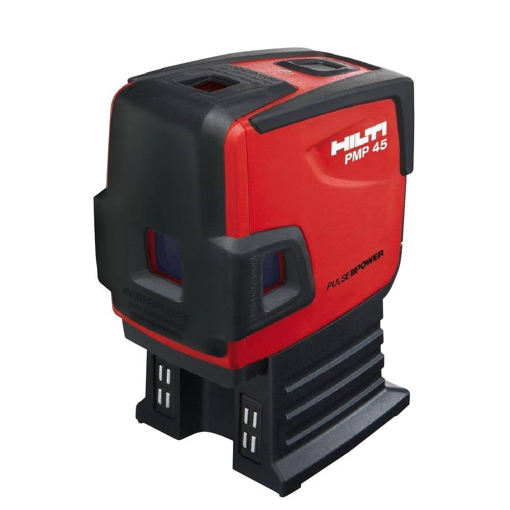 Hilti PMP 45 Plumb & Square 5-Point Laser, 98 ft Range, Impact Protection, Pulse Power Technology