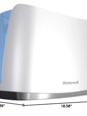 Honeywell Cool Moisture Humidifier for Medium Rooms, 1.1 Gallon Tank, UV Technology, Dishwasher-Safe Parts