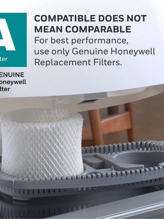 Honeywell HCM 350 Cool Moisture Humidifier, 1.1 Gallon, UV Technology, Medium Room