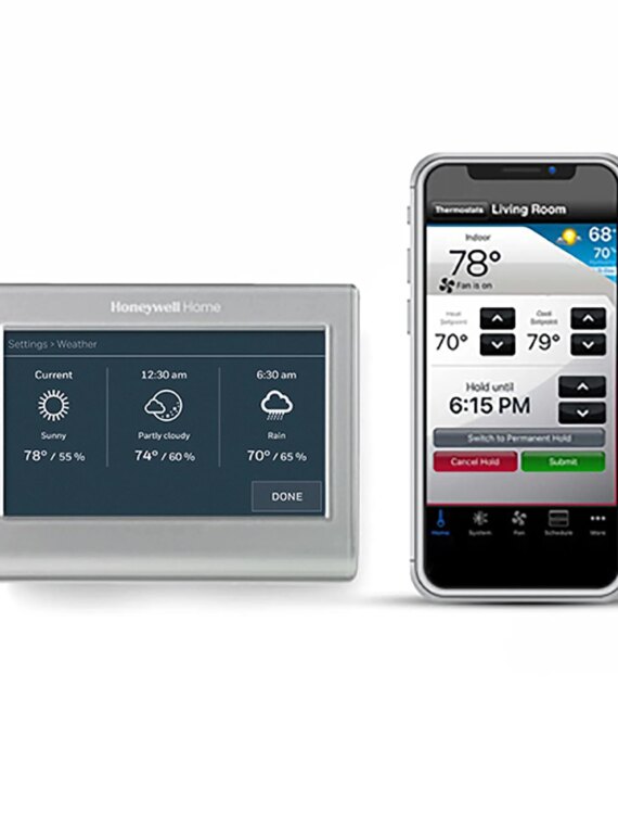 Honeywell Home Wi-Fi Smart Color Thermostat, Touchscreen, ENERGY STAR, Alexa & Google Home Compatible