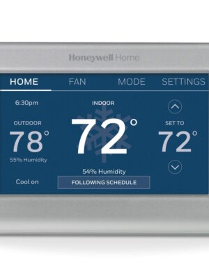 Honeywell Home Wi-Fi Smart Color Thermostat, Touchscreen, ENERGY STAR, Alexa & Google Home Compatible