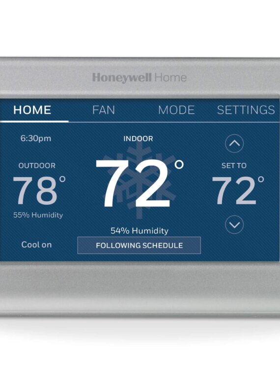 Honeywell Home Wi-Fi Smart Color Thermostat, Touchscreen, ENERGY STAR, Alexa & Google Home Compatible