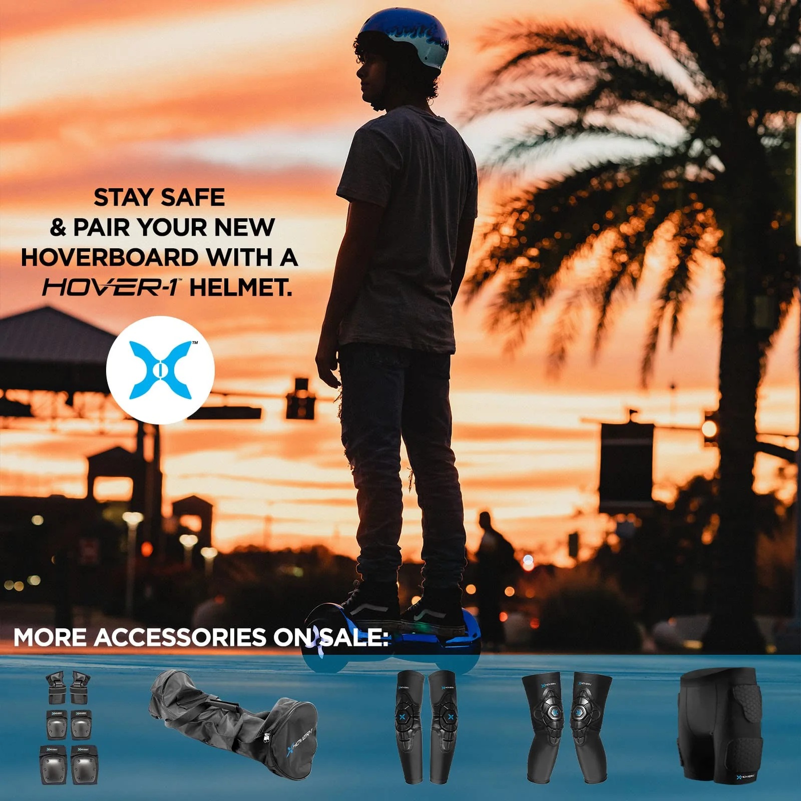 Hover-1 Drive Electric Hoverboard, 7MPH, 6.5" Wheels, LED Lights, UL2272 Certified
