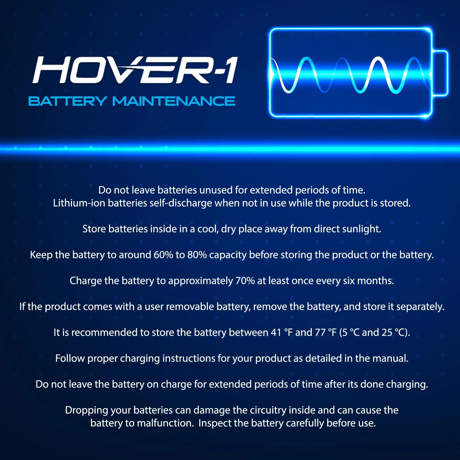Hover-1 Drive Electric Hoverboard, 7MPH, 6.5" Wheels, LED Lights, UL2272 Certified