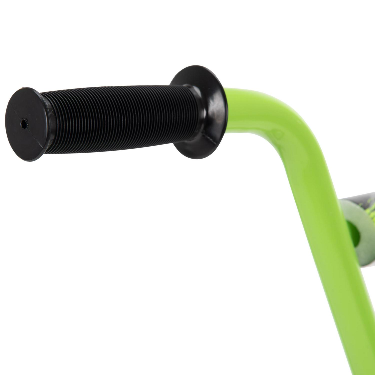 Huffy Rock It 20" Boys Bike, Silver/Green, Steel Frame, Coaster Brake, Training Wheels