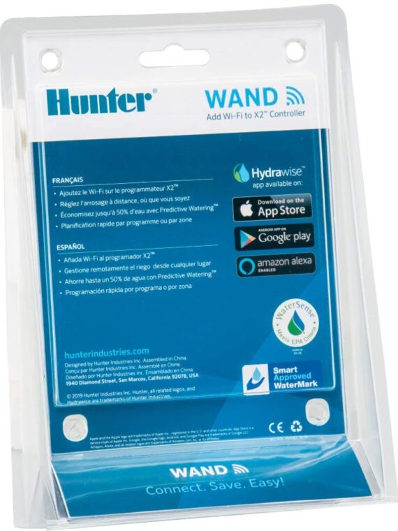 Hunter Wand Wi-Fi Module for X2 Outdoor Irrigation Controller - Smart Hydrawise Management, Alexa Compatible, 2.4 GHz Wi-Fi