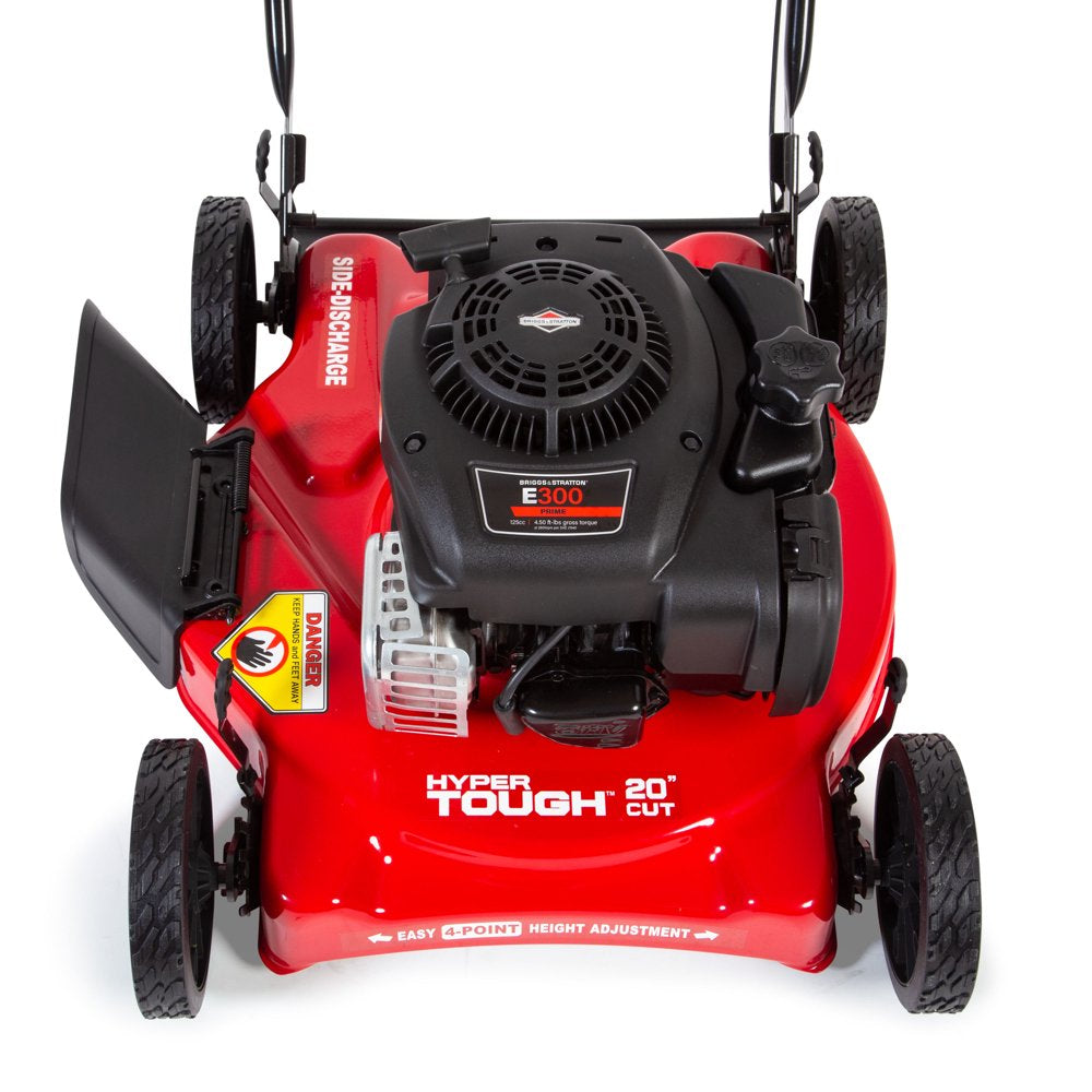 Hyper Tough 20" Gas Push Lawn Mower, 125cc Briggs & Stratton Engine, 5-Position Height Adjustment