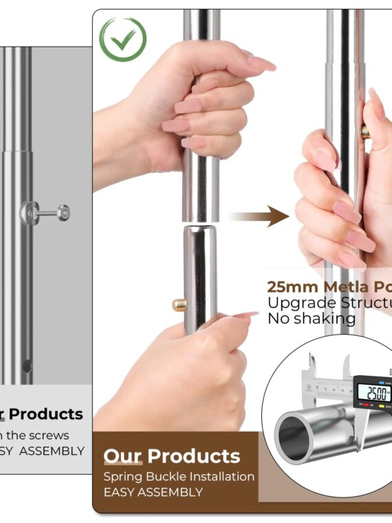 HYSEYY Heavy Duty Rolling Clothing Rack with Shelves, 620 LBS Capacity, Adjustable Metal Wardrobe with Locking Wheels