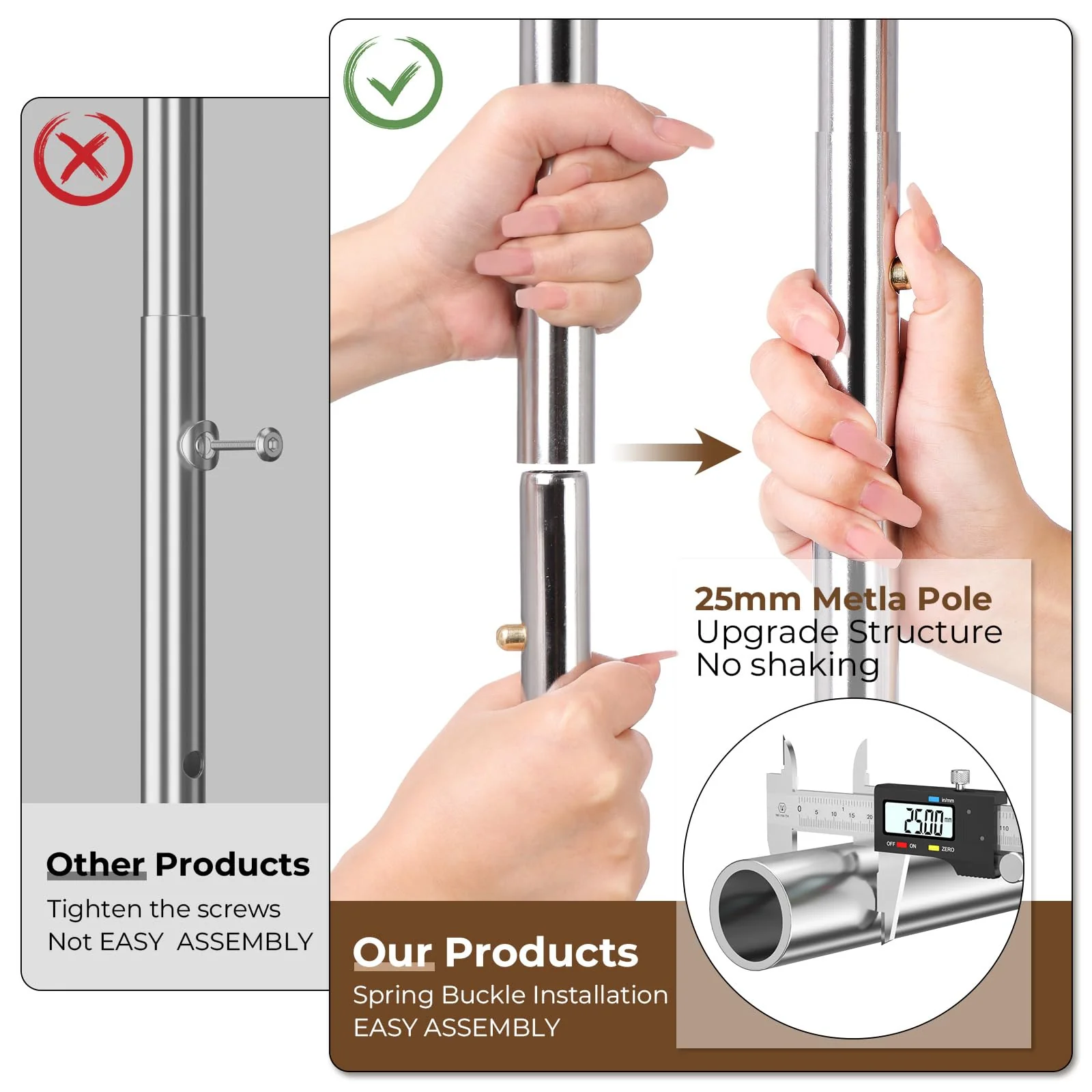 HYSEYY Heavy Duty Rolling Clothing Rack with Shelves, 620 LBS Capacity, Adjustable Metal Wardrobe with Locking Wheels