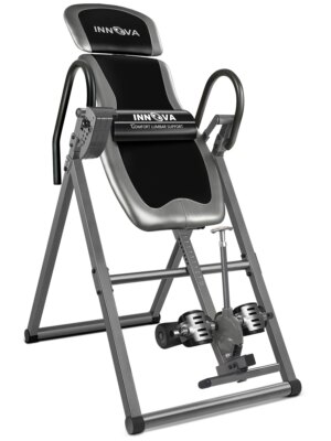Innova ITX9688 Heavy Duty Inversion Table with Adjustable Headrest & 6-Angle Pin System, Supports Up to 300 lbs
