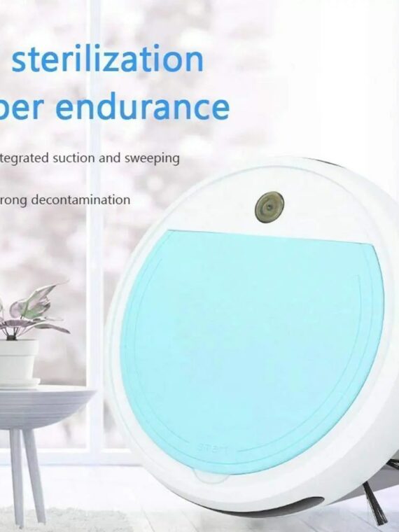 Intelli-Kleen™ Robot Vacuum Cleaner with UV Sterilization, Anti-Collision Sensors, Cordless, Rechargeable, Multi-Surface Sweeper Mop