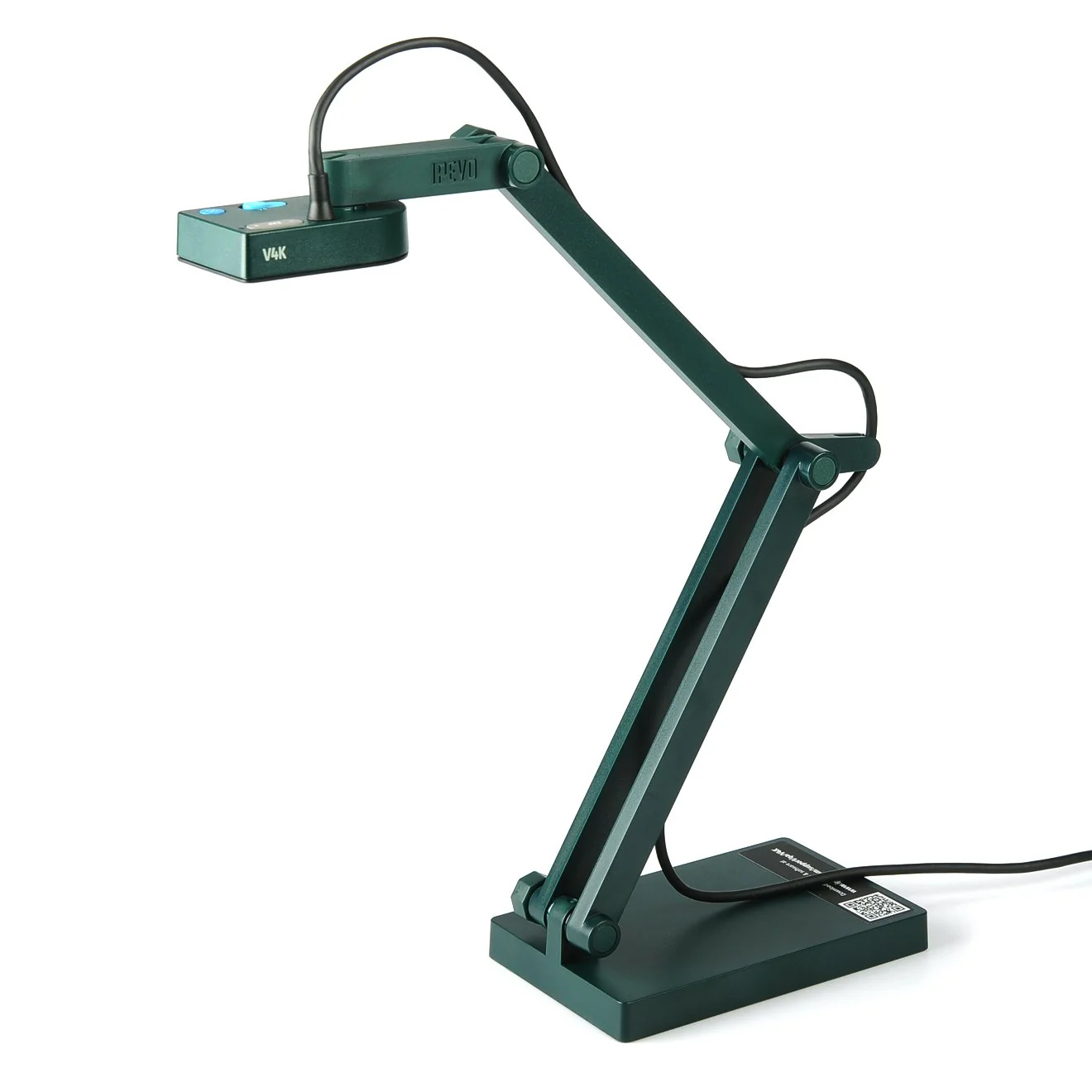 IPEVO V4K 8MP USB Document Camera, Ultra HD, High Frame Rate, Multi-Jointed Stand, Mac/PC/Chromebook Compatible