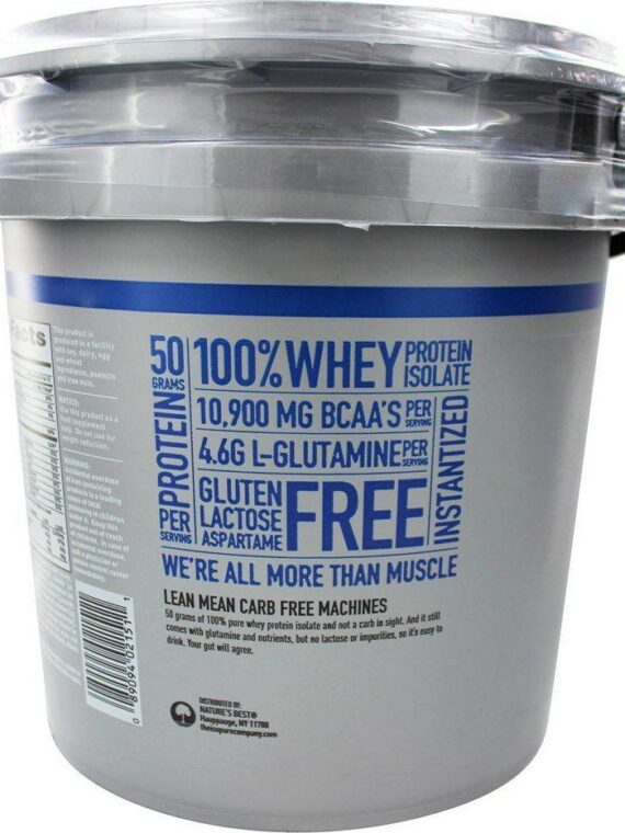 Isopure Zero Carb Whey Protein Isolate, Creamy Vanilla, 25g Protein, 7.5 lbs - Keto & Gluten-Free